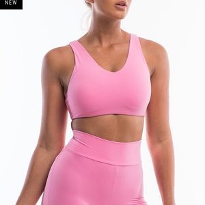 Echt pink workout sports bra and leggings size XS
